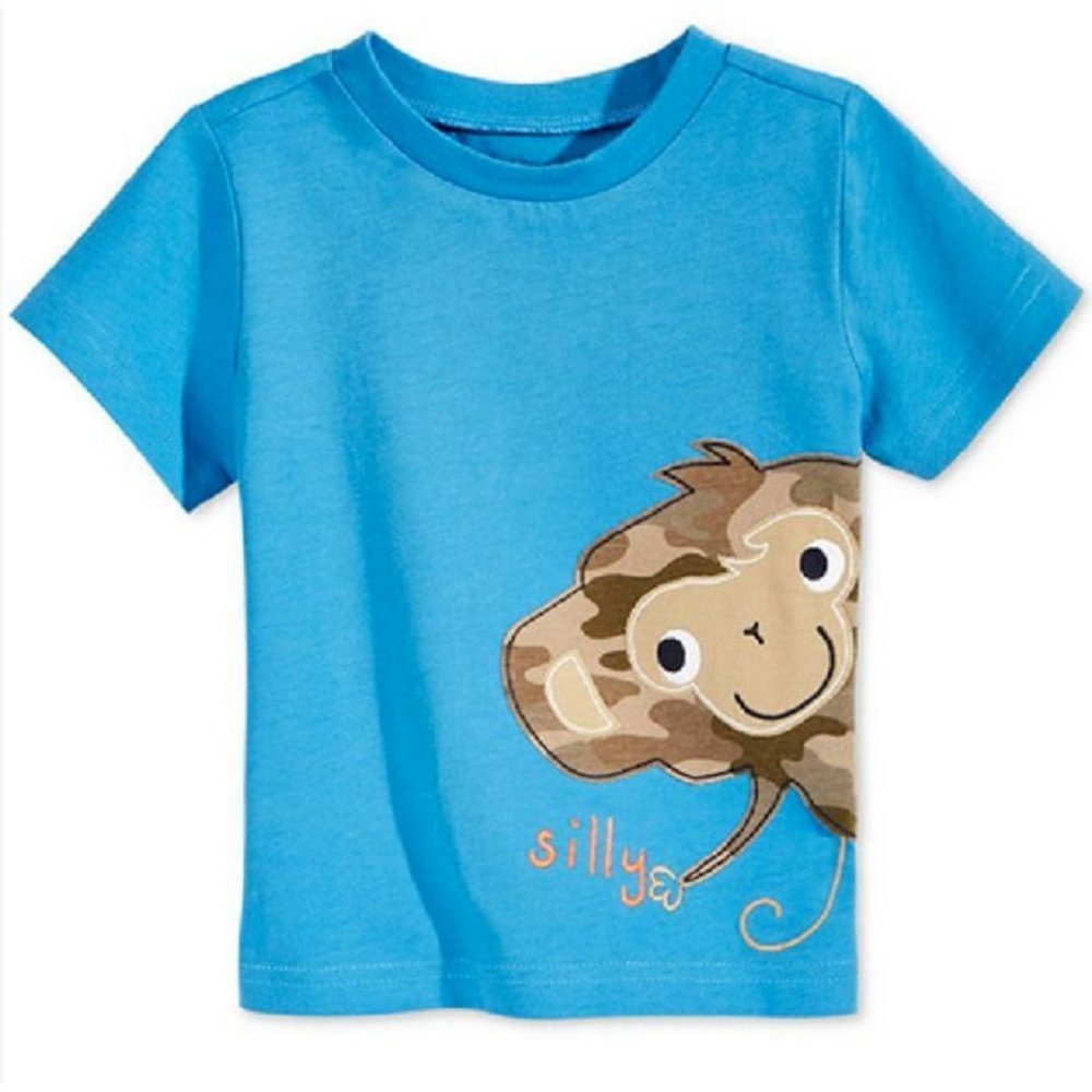 First Impressions Baby Boys' Silly Monkey T-Shirt, Size 6-9 Months, Retail $13